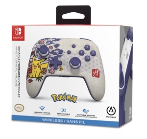 בקר אלחוטי שלט PowerA Pokémon Pikachu Blossom לנינטנדו סוויץ’ |  Pokémon Pikachu Blossom Wireless Controller for Nintendo Switch