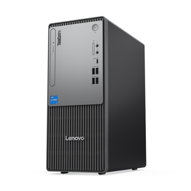 מחשב Lenovo ThinkCentre neo 50t Gen5 12UD00C6IV i7-13700 16GB/512GB M.2 SSD NVMe DOS Black נייח ללא מערכת הפעלה!