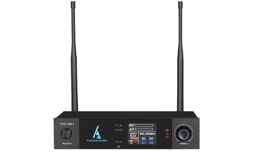 חבילת מיקרופון אלחוטי - יחידת מקלט TXD-901 ומיקרופון אלחוטי ידני TXD-90H