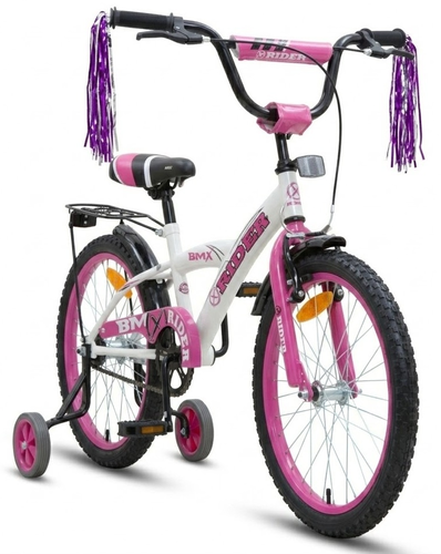 אופניים לילדים BMX מושב מתכונן, פעמון וסבל אחורי 