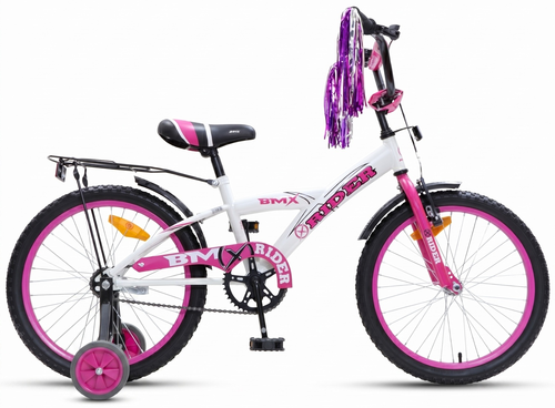 אופניים לילדים BMX מושב מתכונן, פעמון וסבל אחורי 