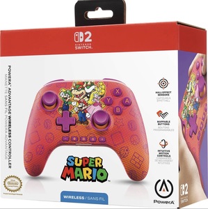 בקר אלחוטי PowerA Super Mario ל-Nintendo Switch 2 | PowerA Super Mario Wireless Controller 