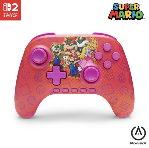בקר אלחוטי PowerA Super Mario ל-Nintendo Switch 2 | PowerA Super Mario Wireless Controller 