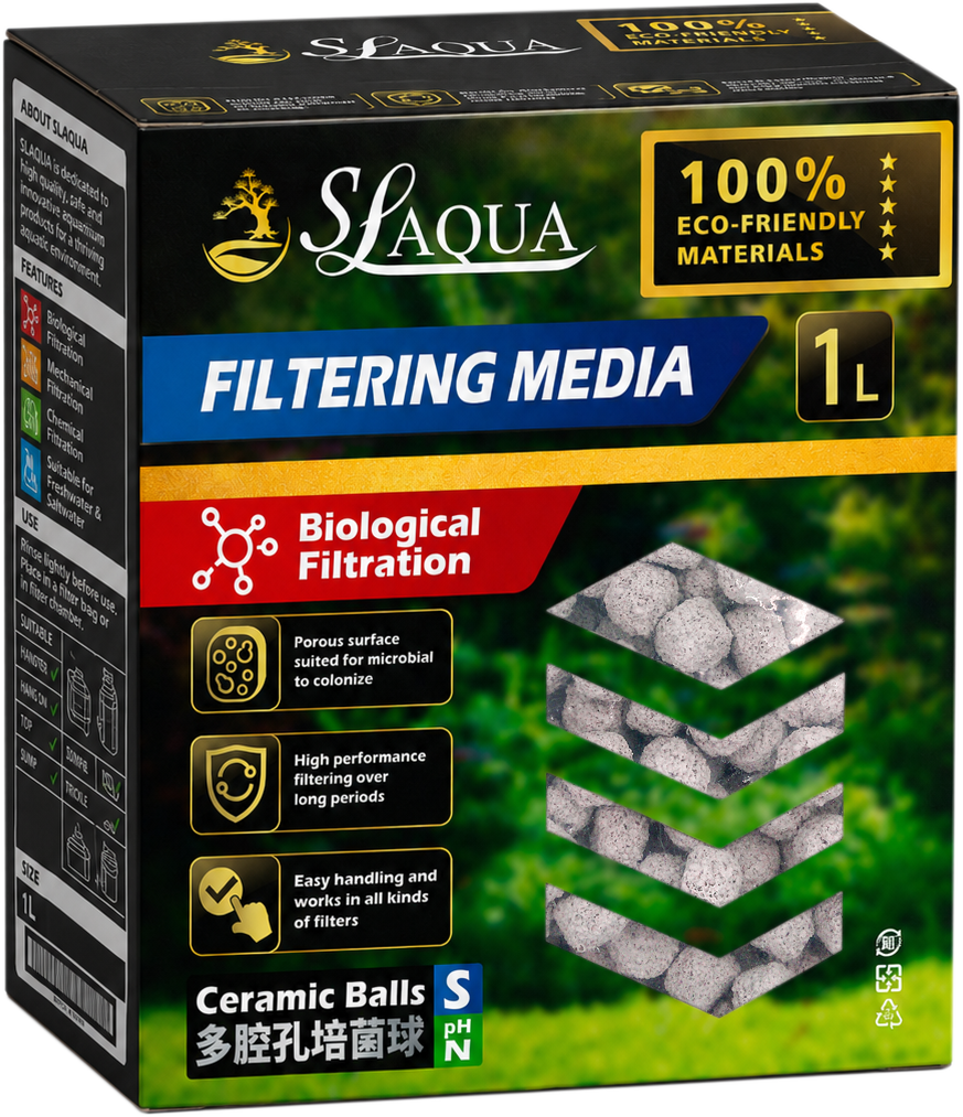 SL-AQUA  כדורי קרמיקה 1 ליטר – Ceramic Ball