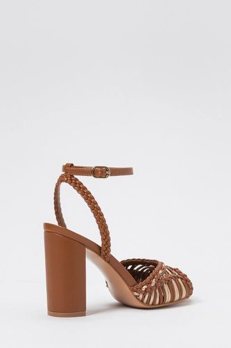 TWINSET woven ankle-strap sandals