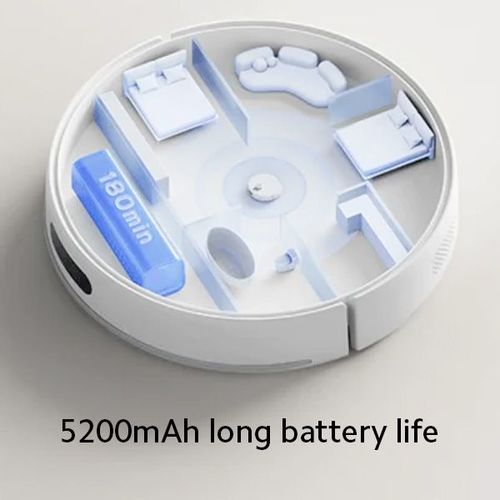 שואב אבק שוטף רובוטי שיאומי דגם Xiaomi Robot Vacuum S40 בצבע לבן