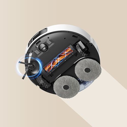 שואב אבק שוטף רובוטי שיאומי דגם Xiaomi Robot Vacuum S40 Pro בצבע לבן