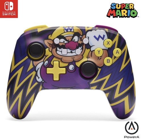 בקר אלחוטי PowerA Super Mario Wario – Nintendo Switch | PowerA Super Mario Wario Wireless Controller 