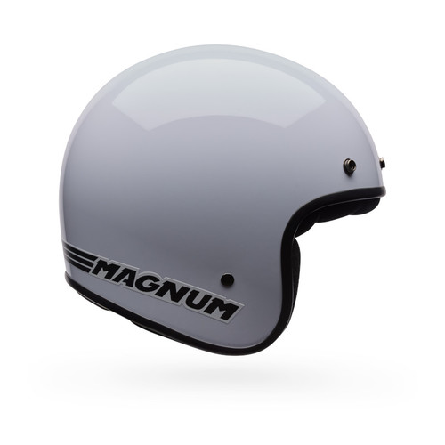 קסדת 3/4 בל קסטום לבן - BELL MAGNUM SOLID