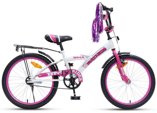 אופניים לילדים BMX מושב מתכונן, פעמון וסבל אחורי 