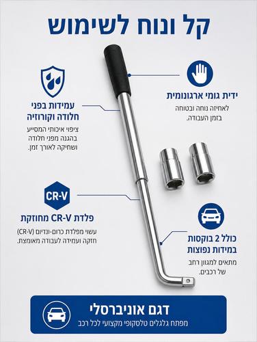מפתח גלגלים מקצועי 