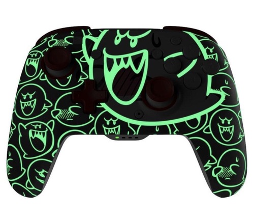 בקר אלחוטי PDP REMATCH Glow in the Dark Boo – Nintendo Switch | PDP REMATCH Glow in the Dark Boo Wireless Controller 