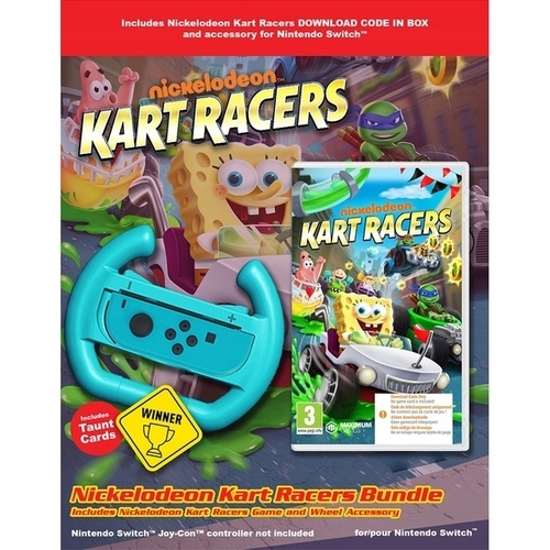 NINTENDO SWITCH NICKLEDOEN KART RACERS BUNDELE
