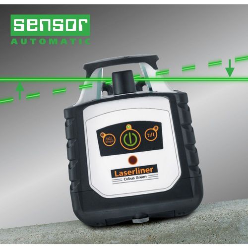לייזר מסתובב ירוק Laserliner Cubus G 210 S Set מק