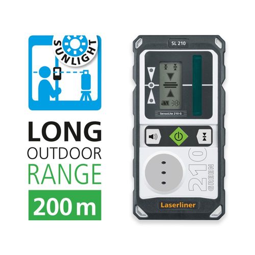 לייזר מסתובב ירוק Laserliner Cubus G 210 S Set מק