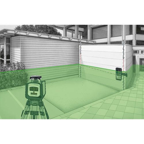 לייזר מסתובב ירוק Laserliner Cubus G 210 S Set מק
