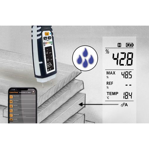 מד לחות Laserliner DampMaster Allround Set מק