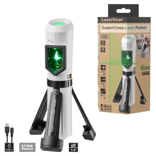 לייזר צלב Laserliner SuperCross-Laser Pocket מק