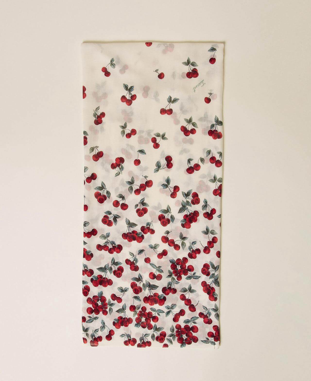 Cherry print stole