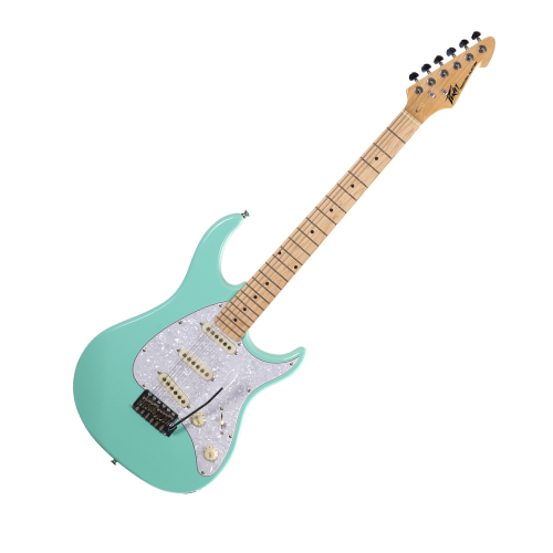 גיטרה חשמלית בצבע ירוק צבאי דגם CUSTOM M.G  PEAVEY