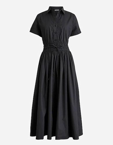 TWINSET Drawstring puff-sleeve Midi Dress