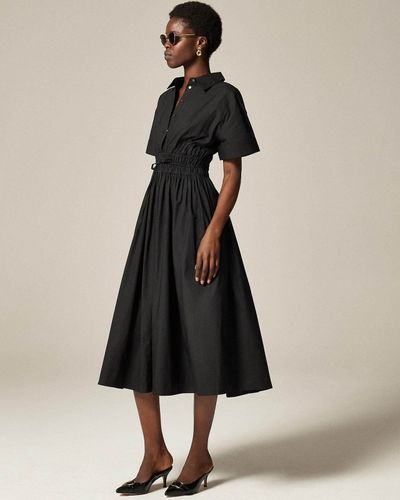 TWINSET Drawstring puff-sleeve Midi Dress