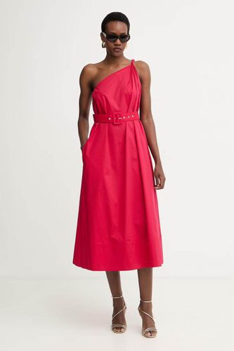 TWINSET Belted one-shoulder Midi Dress