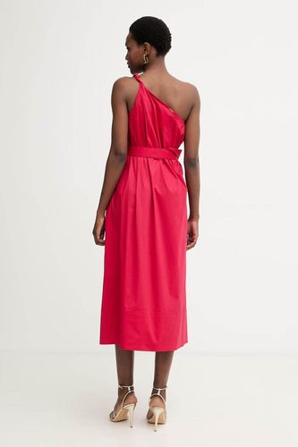 TWINSET Belted one-shoulder Midi Dress