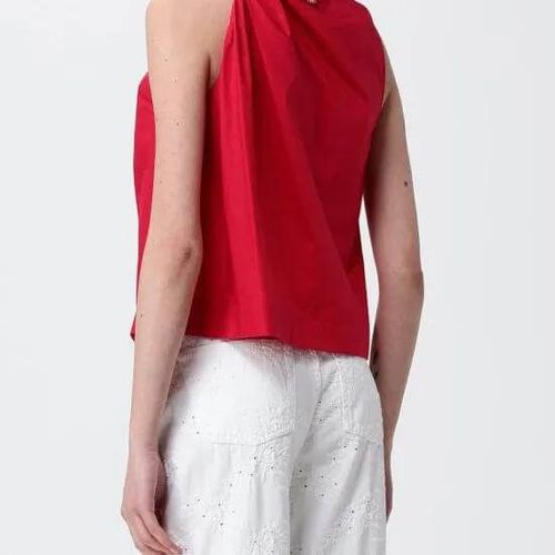 TWINSET knot-detail Draped Top
