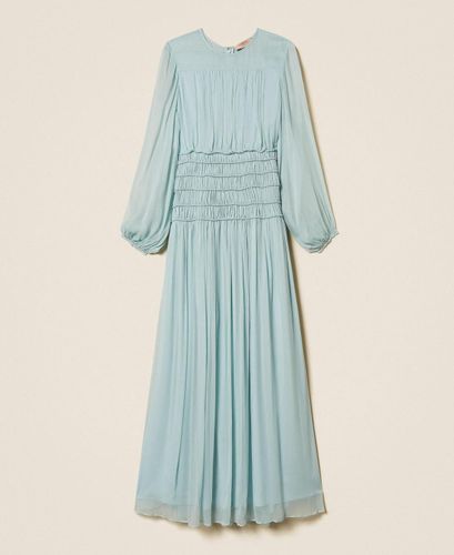 Long crépon dress