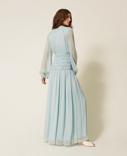 Long crépon dress