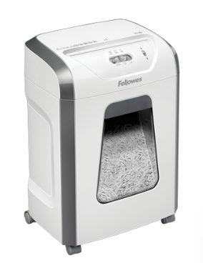 מחודשת - מגרסת נייר Fellowes 15C - צבע לבן 