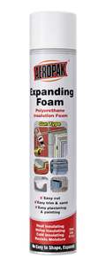 קצף פוליאוריתן אקדח AEROPAK 750 מ״ל – Expanding Foam