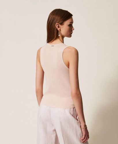 Knit top with sequins