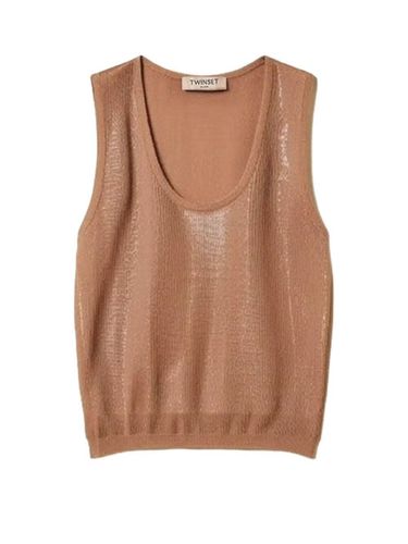 Knit top with sequins