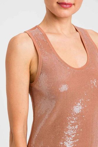 Knit top with sequins
