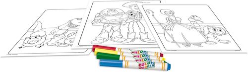 ערכת ציור ללא ליכלוך Color Wonder 18 דפים ו 4 טושים – צעצוע של סיפור