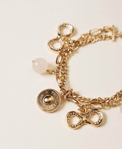Multi-strand bracelet with charms