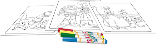 ערכת ציור ללא ליכלוך Color Wonder 18 דפים ו 4 טושים – צעצוע של סיפור