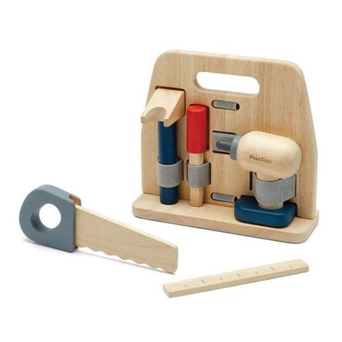 ערכת כלי עבודה לנגרות מעץ - PLAN TOYS