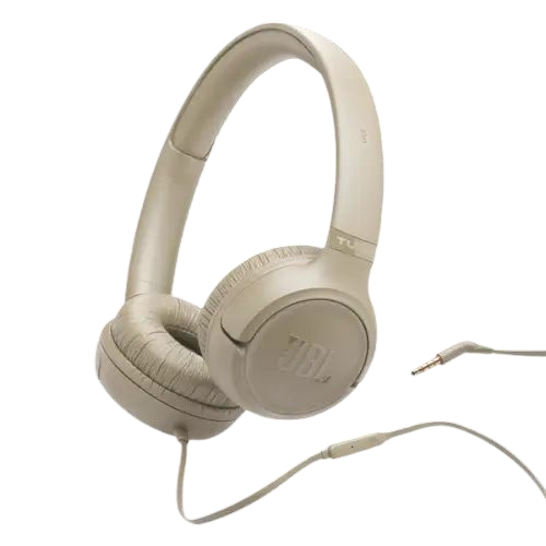אוזניות קשת חוטיות Tune 530 Wired - צבע בז' 