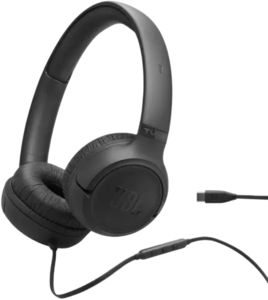 אוזניות חוטיות Tune 530C צבע שחור 