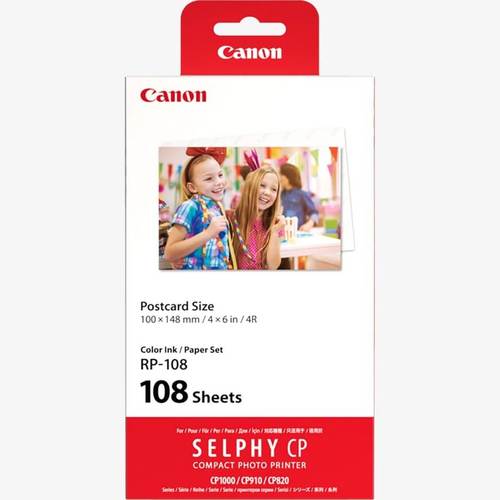 סט מחסנית דיו ו 108 דפים Canon RP-108