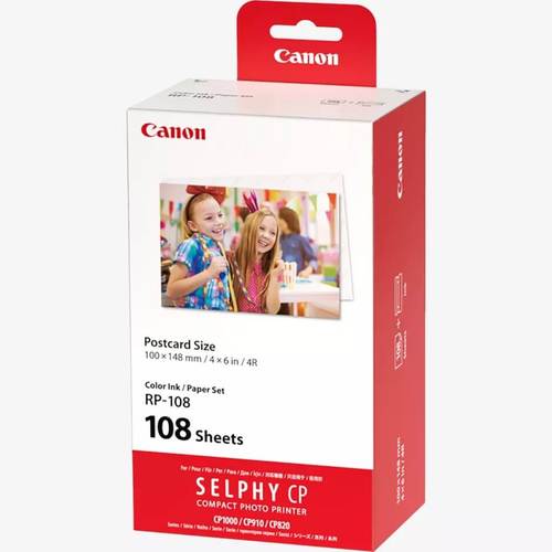 סט מחסנית דיו ו 108 דפים Canon RP-108