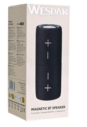 זוג רמקולים Bluetooth עוצמתיים 2x10W מבית חברת WESDAR