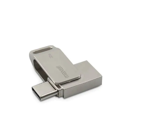זיכרון נייד MAXELL 64GB יציאת USB A ו-Type-C