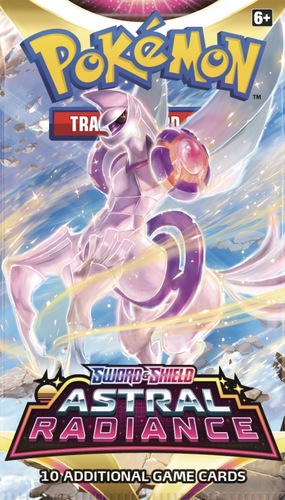 חבילת בוסטר Pokémon Astral Radiance |Game Card TCG  Booster Pack