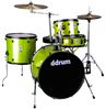 D2R LIME SPKL מערכת תופים 4 חלקים מבית DDrum