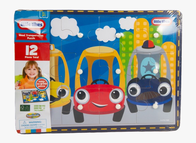 פאזל עץ תחבורה 12 חלקים