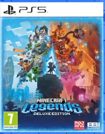 משחק Minecraft Legends Deluxe Edition עבור PlayStation 5 PS5 עם עולם פעולה ואסטרטגיה ביקום Minecraft